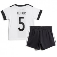Echipament fotbal Germania Thilo Kehrer #5 Tricou Acasa Mondial 2022 pentru copii maneca scurta (+ Pantaloni scurti)